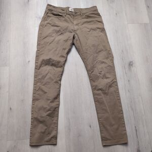 Flint And Tinder Pants Mens Size 31 Beige Slim Fit Flint Tinder Pants